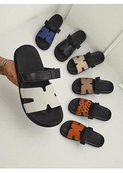 Royalfashion Klapki damskie z eko skóry FlexiComfi ze sklepu royalfashion.pl w kategorii Klapki damskie - zdjęcie 185041814