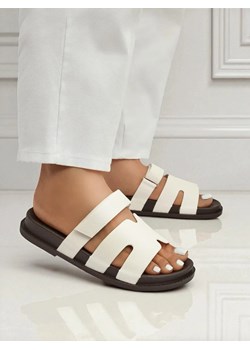 Royalfashion Klapki damskie z eko skóry ReppiFlex ze sklepu royalfashion.pl w kategorii Klapki damskie - zdjęcie 185041861