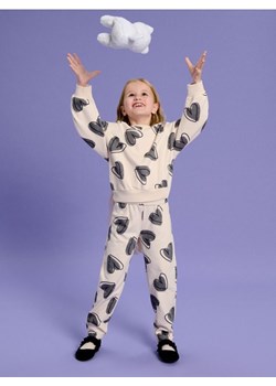 Sinsay - Spodnie dresowe - kremowy ze sklepu Sinsay w kategorii Spodnie dziewczęce - zdjęcie 185042893