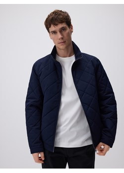 Reserved - Pikowana kurtka ze stójką - granatowy ze sklepu Reserved w kategorii Kurtki męskie - zdjęcie 185043410