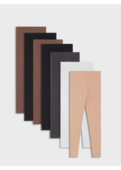 Sinsay - Legginsy 7 pack - wielobarwny ze sklepu Sinsay w kategorii Spodnie dziewczęce - zdjęcie 185044541