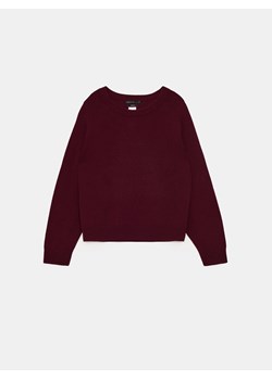 Mohito - Wełniany burgundowy sweter - burgundowy ze sklepu Mohito w kategorii Swetry damskie - zdjęcie 185044991