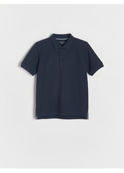 Reserved - T-shirt polo - granatowy ze sklepu Reserved w kategorii T-shirty chłopięce - zdjęcie 185045192