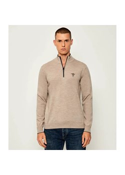 Aeronautica Militare Wełniany sweter | Regular Fit ze sklepu Gomez Fashion Store w kategorii Swetry męskie - zdjęcie 185045874
