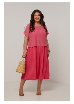 Curvy Lady Sukienka w kolorze jasnoróżowym ze sklepu Limango Polska w kategorii Sukienki - zdjęcie 185047793