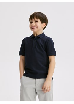 Reserved - T-shirt polo - granatowy - id: 095CJ-59X - marki Reserved - 185048743 Reserved - T-shirt polo - granatowy ze sklepu Reserved w kategorii T-shirty chłopięce - zdjęcie 185048743