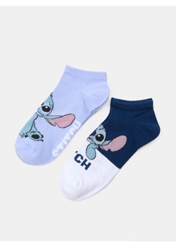 Sinsay - Skarpetki z nadrukiem Lilo & Stitch - wielobarwny ze sklepu Sinsay w kategorii Skarpetki damskie - zdjęcie 185049583