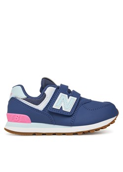 Sneakersy New Balance PV574NJ Granatowy ze sklepu eobuwie.pl w kategorii Buty sportowe dziecięce - zdjęcie 185050884