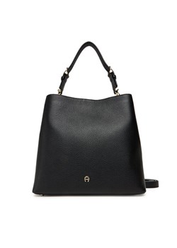 Torebka Aigner Delia M 136189 Czarny ze sklepu eobuwie.pl w kategorii Torby Shopper bag - zdjęcie 185050944