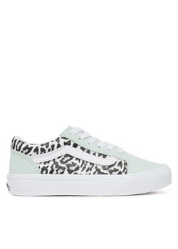 Tenisówki Vans Old Skool VN000CYVYWU1 Zielony ze sklepu eobuwie.pl w kategorii Trampki dziecięce - zdjęcie 185050973