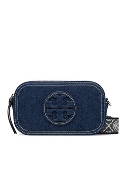 Tory Burch Torebka Mini Miller 169246 Granatowy ze sklepu MODIVO w kategorii Listonoszki - zdjęcie 185051371