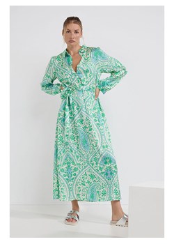 Josephine &amp; Co Sukienka &quot;Dahlia&quot; w kolorze zielono-niebiesko-kremowym ze sklepu Limango Polska w kategorii Sukienki - zdjęcie 185052941