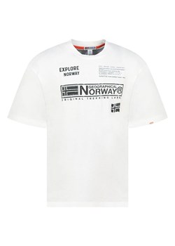 Geographical Norway Koszulka &quot;Jartin&quot; w kolorze białym ze sklepu Limango Polska w kategorii T-shirty męskie - zdjęcie 185053363