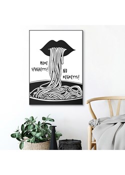 Orangewallz Druk artystyczny &quot;Spaghetti Regretti&quot; w ramce ze sklepu Limango Polska w kategorii Obrazy - zdjęcie 185054254
