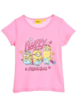 Minions Koszulka &quot;Minions&quot; w kolorze różowym ze sklepu Limango Polska w kategorii Bluzki dziewczęce - zdjęcie 185054653