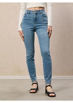 Sinsay - Spodnie jeansowe skinny - niebieski ze sklepu Sinsay w kategorii Jeansy damskie - zdjęcie 185055640