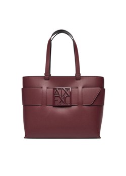 Torebka Armani Exchange 949138 0A874 UA343 Bordowy ze sklepu eobuwie.pl w kategorii Torby Shopper bag - zdjęcie 185055912