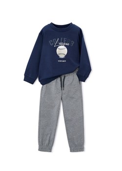 Mayoral Dres 4801 Granatowy Regular Fit ze sklepu MODIVO w kategorii Dresy chłopięce - zdjęcie 185056414