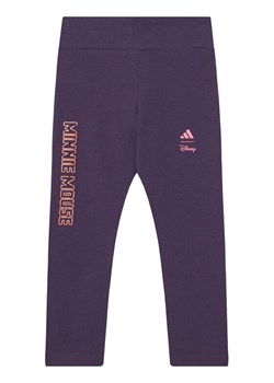 adidas Legginsy Disney Minnie Mouse JL9192 Fioletowy Slim Fit ze sklepu MODIVO w kategorii Spodnie dziewczęce - zdjęcie 185056431
