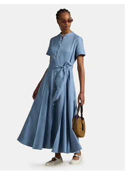 Polo Ralph Lauren Sukienka koszulowa 211972054001 Błękitny Regular Fit ze sklepu MODIVO w kategorii Sukienki - zdjęcie 185056433