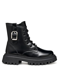 Geox Botki J Maquinnens J56M6C 000CN C9999 S Czarny ze sklepu MODIVO w kategorii Buty zimowe dziecięce - zdjęcie 185056462