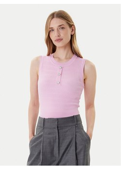 Morgan Top 252-MJILA Różowy Slim Fit ze sklepu MODIVO w kategorii Bluzki damskie - zdjęcie 185057633