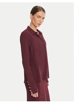 Patrizia Pepe Koszula 8C0761 A8I1 Bordowy Regular Fit ze sklepu MODIVO w kategorii Koszule damskie - zdjęcie 185057654