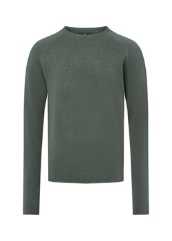 Nils Sundström Sweter męski Mężczyźni Bawełna khaki marmurkowy ze sklepu vangraaf w kategorii Swetry męskie - zdjęcie 185059464