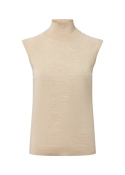 BOSS Sweter damski - Fipini Kobiety drobna dzianina beżowy marmurkowy ze sklepu vangraaf w kategorii Kamizelki damskie - zdjęcie 185059473