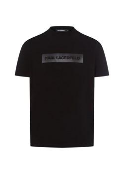 KARL LAGERFELD Koszulka męska Mężczyźni Bawełna czarny nadruk ze sklepu vangraaf w kategorii T-shirty męskie - zdjęcie 185059501