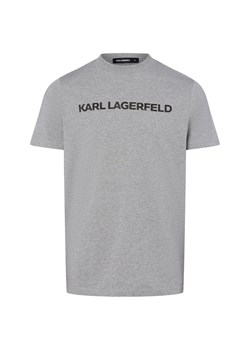 KARL LAGERFELD Koszulka męska Mężczyźni Bawełna szary marmurkowy ze sklepu vangraaf w kategorii T-shirty męskie - zdjęcie 185059504