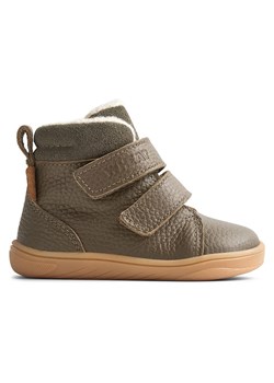Wheat Skórzane botki zimowe w kolorze khaki ze sklepu Limango Polska w kategorii Buty zimowe dziecięce - zdjęcie 185063130