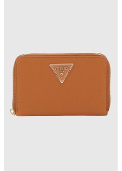 GUESS Brązowy portfel damski Laurel ze sklepu outfit.pl w kategorii Portfele damskie - zdjęcie 185063912
