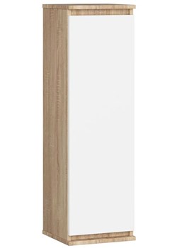 Nowoczesna szafka wisząca dąb sonoma + biały C5-F28 ze sklepu Edinos.pl w kategorii Meble - zdjęcie 185064380