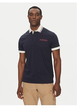 Napapijri Polo E-Zeri NP0A4ID4 Granatowy Regular Fit ze sklepu MODIVO w kategorii T-shirty męskie - zdjęcie 185064633