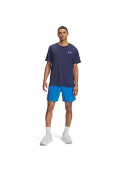 Męskie spodenki do biegania Under Armour UA Launch 7\'\' Short - niebieskie ze sklepu Sportstylestory.com w kategorii Spodenki męskie - zdjęcie 185065822