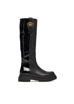 Versace Jeans Couture Kozaki 79VA3S65 Czarny ze sklepu MODIVO w kategorii Kozaki damskie - zdjęcie 185066900