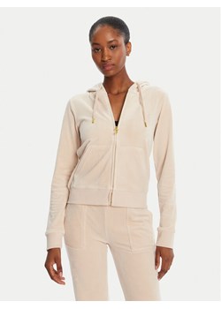 Juicy Couture Bluza Robertson JCAP176G Beżowy Slim Fit ze sklepu MODIVO w kategorii Bluzy damskie - zdjęcie 185066933