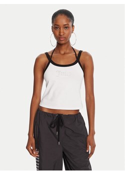 Juicy Couture Top Amira JCWCT225302 Biały Slim Fit ze sklepu MODIVO w kategorii Bluzki damskie - zdjęcie 185066950