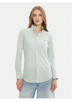 Polo Ralph Lauren Koszula 211910131011 Zielony Classic Fit ze sklepu MODIVO w kategorii Koszule damskie - zdjęcie 185067012