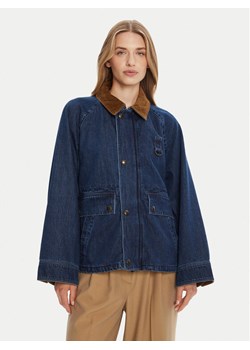 Polo Ralph Lauren Kurtka jeansowa 211971233001 Niebieski Oversize ze sklepu MODIVO w kategorii Kurtki damskie - zdjęcie 185067042