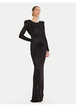 Elisabetta Franchi Sukienka wieczorowa AB-R10-56E2-V690 Czarny Regular Fit ze sklepu MODIVO w kategorii Sukienki - zdjęcie 185067132