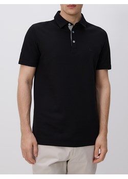 Reserved - Koszulka polo regular fit - czarny ze sklepu Reserved w kategorii T-shirty męskie - zdjęcie 185068314