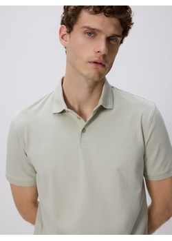 Reserved - Koszulka polo regular - jasnozielony ze sklepu Reserved w kategorii T-shirty męskie - zdjęcie 185068370