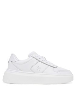 Tommy Hilfiger Sneakersy Patent Platform FW0FW08819 Biały ze sklepu MODIVO w kategorii Buty sportowe damskie - zdjęcie 185070292