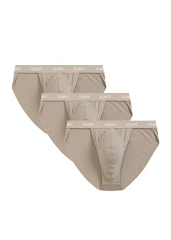 Atlantic 3-pack slipy męskie tanga 3BMP-1582-BEŻOWY, Kolor beżowy, Rozmiar S, ATLANTIC ze sklepu Primodo w kategorii Majtki męskie - zdjęcie 185072390