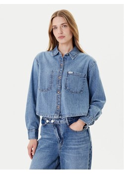 Guess Jeans Koszula W5YH0D D5M86 Niebieski Regular Fit ze sklepu MODIVO w kategorii Koszule damskie - zdjęcie 185073911