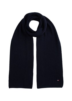 Tommy Hilfiger Szalik z zawartością kaszmiru Mężczyźni wełna ze strzyży granatowy jednolity ze sklepu vangraaf w kategorii Szaliki męskie - zdjęcie 185075170