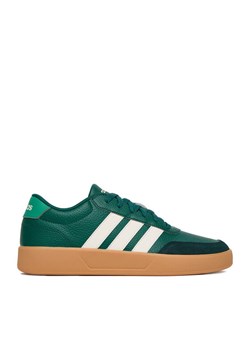 Sneakersy adidas BREAKNET 3.0 JR3554 Zielony ze sklepu eobuwie.pl w kategorii Buty sportowe męskie - zdjęcie 185077333