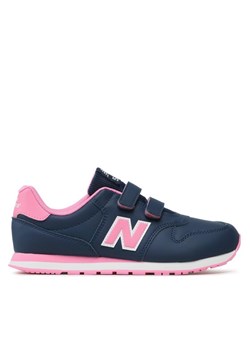 New Balance Sneakersy GV500NP1 Granatowy ze sklepu MODIVO w kategorii Buty sportowe dziecięce - zdjęcie 185081530
